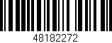 Código de barras (EAN, GTIN, SKU, ISBN): '48182272'