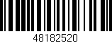 Código de barras (EAN, GTIN, SKU, ISBN): '48182520'
