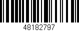 Código de barras (EAN, GTIN, SKU, ISBN): '48182797'