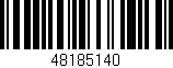 Código de barras (EAN, GTIN, SKU, ISBN): '48185140'