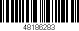 Código de barras (EAN, GTIN, SKU, ISBN): '48186283'