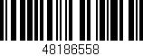 Código de barras (EAN, GTIN, SKU, ISBN): '48186558'