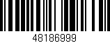 Código de barras (EAN, GTIN, SKU, ISBN): '48186999'