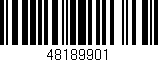 Código de barras (EAN, GTIN, SKU, ISBN): '48189901'