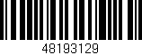 Código de barras (EAN, GTIN, SKU, ISBN): '48193129'