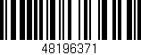 Código de barras (EAN, GTIN, SKU, ISBN): '48196371'