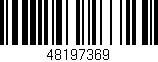 Código de barras (EAN, GTIN, SKU, ISBN): '48197369'