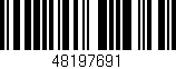 Código de barras (EAN, GTIN, SKU, ISBN): '48197691'