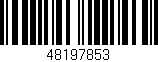 Código de barras (EAN, GTIN, SKU, ISBN): '48197853'