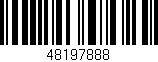 Código de barras (EAN, GTIN, SKU, ISBN): '48197888'