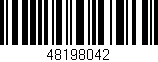 Código de barras (EAN, GTIN, SKU, ISBN): '48198042'
