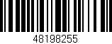 Código de barras (EAN, GTIN, SKU, ISBN): '48198255'