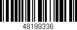 Código de barras (EAN, GTIN, SKU, ISBN): '48199336'