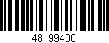 Código de barras (EAN, GTIN, SKU, ISBN): '48199406'