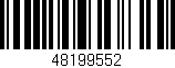 Código de barras (EAN, GTIN, SKU, ISBN): '48199552'