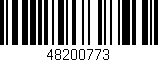 Código de barras (EAN, GTIN, SKU, ISBN): '48200773'