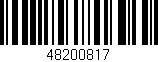Código de barras (EAN, GTIN, SKU, ISBN): '48200817'