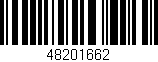 Código de barras (EAN, GTIN, SKU, ISBN): '48201662'