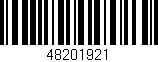 Código de barras (EAN, GTIN, SKU, ISBN): '48201921'