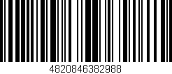 Código de barras (EAN, GTIN, SKU, ISBN): '4820846382988'