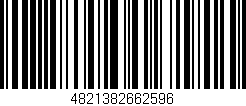 Código de barras (EAN, GTIN, SKU, ISBN): '4821382662596'