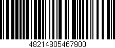Código de barras (EAN, GTIN, SKU, ISBN): '48214805467900'