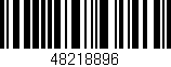 Código de barras (EAN, GTIN, SKU, ISBN): '48218896'