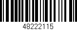 Código de barras (EAN, GTIN, SKU, ISBN): '48222115'
