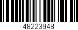 Código de barras (EAN, GTIN, SKU, ISBN): '48223948'