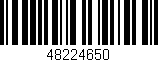 Código de barras (EAN, GTIN, SKU, ISBN): '48224650'