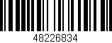 Código de barras (EAN, GTIN, SKU, ISBN): '48226834'