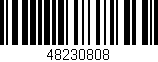 Código de barras (EAN, GTIN, SKU, ISBN): '48230808'