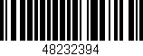 Código de barras (EAN, GTIN, SKU, ISBN): '48232394'