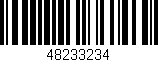 Código de barras (EAN, GTIN, SKU, ISBN): '48233234'