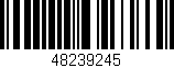 Código de barras (EAN, GTIN, SKU, ISBN): '48239245'