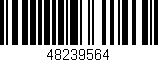 Código de barras (EAN, GTIN, SKU, ISBN): '48239564'