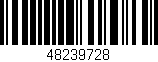 Código de barras (EAN, GTIN, SKU, ISBN): '48239728'