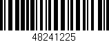 Código de barras (EAN, GTIN, SKU, ISBN): '48241225'