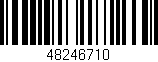 Código de barras (EAN, GTIN, SKU, ISBN): '48246710'
