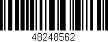 Código de barras (EAN, GTIN, SKU, ISBN): '48248562'