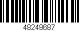Código de barras (EAN, GTIN, SKU, ISBN): '48249687'