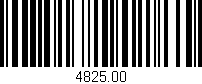 Código de barras (EAN, GTIN, SKU, ISBN): '4825.00'