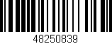 Código de barras (EAN, GTIN, SKU, ISBN): '48250839'