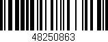 Código de barras (EAN, GTIN, SKU, ISBN): '48250863'
