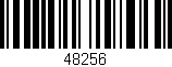 Código de barras (EAN, GTIN, SKU, ISBN): '48256'