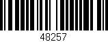 Código de barras (EAN, GTIN, SKU, ISBN): '48257'