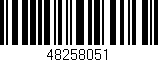 Código de barras (EAN, GTIN, SKU, ISBN): '48258051'