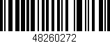 Código de barras (EAN, GTIN, SKU, ISBN): '48260272'