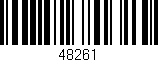 Código de barras (EAN, GTIN, SKU, ISBN): '48261'