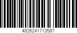 Código de barras (EAN, GTIN, SKU, ISBN): '4826241713587'